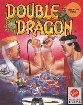 Double Dragon box art for Amstrad CPC